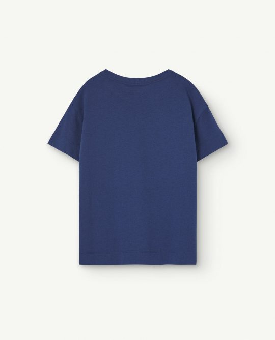 DEEP BLUE ROOSTER T-SHIRT