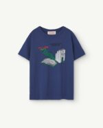 DEEP BLUE ROOSTER T-SHIRT