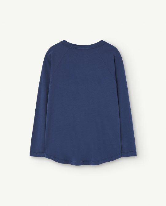 DEEP BLUE ANTEATER LONG SLEEVE T-SHIRT