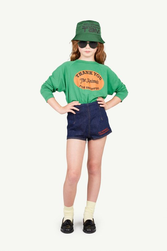 INDIGO CLAM SHORTS