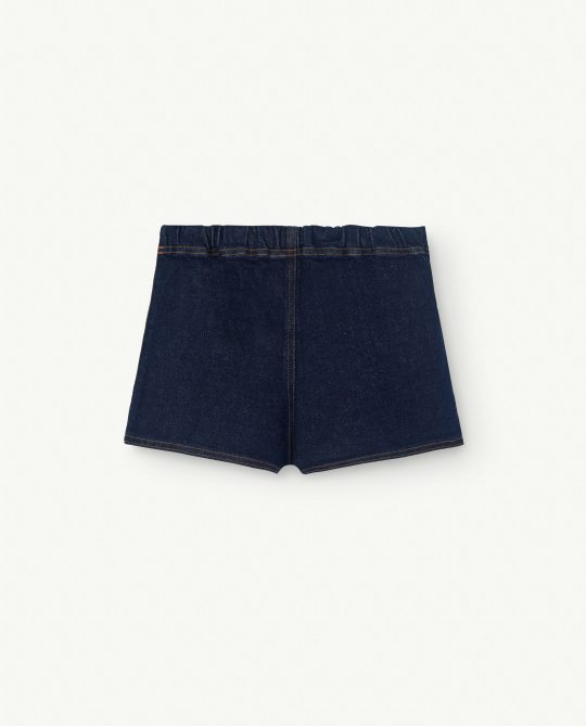 INDIGO CLAM SHORTS