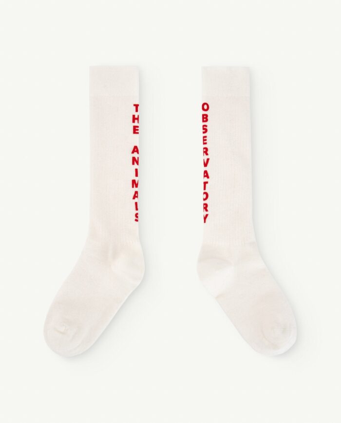WHITE WORM SOCKS - Image 1