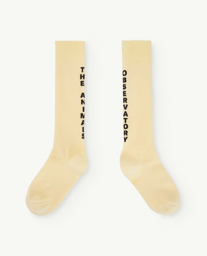 SOFT YELLOW WORM SOCKS - Image 1