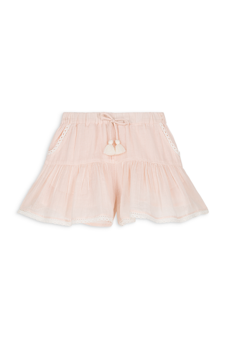 SHORTS ALAMBRA SINGLE GAUZE BLUSH – Le Wardrobe