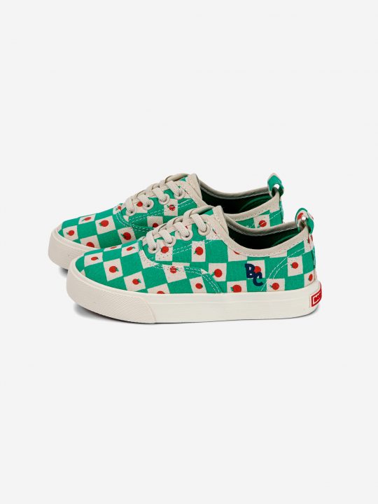 TOMATO ALL OVER LACES TRAINERS
