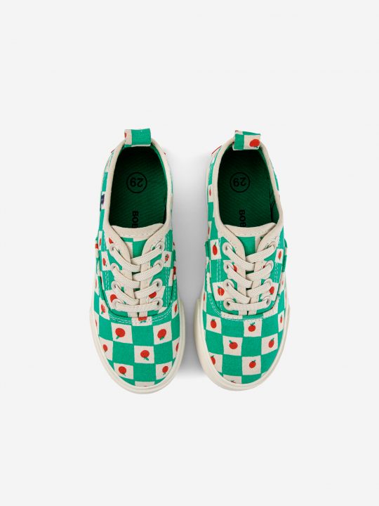 TOMATO ALL OVER LACES TRAINERS