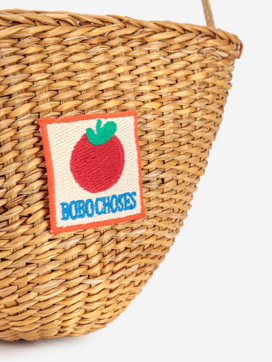 BC TOMATO RAFFIA HAND BAG