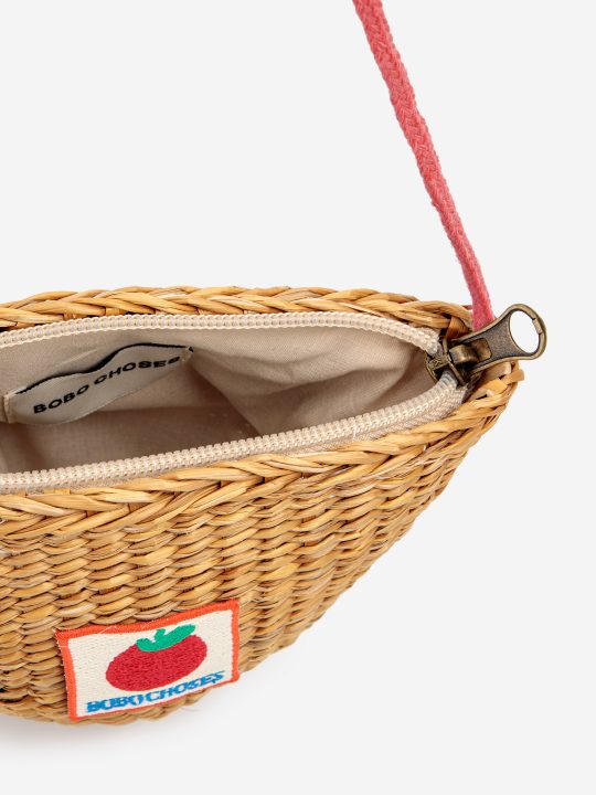 BC TOMATO RAFFIA HAND BAG