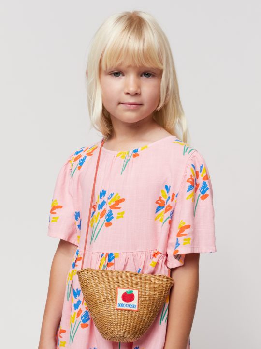 BC TOMATO RAFFIA HAND BAG