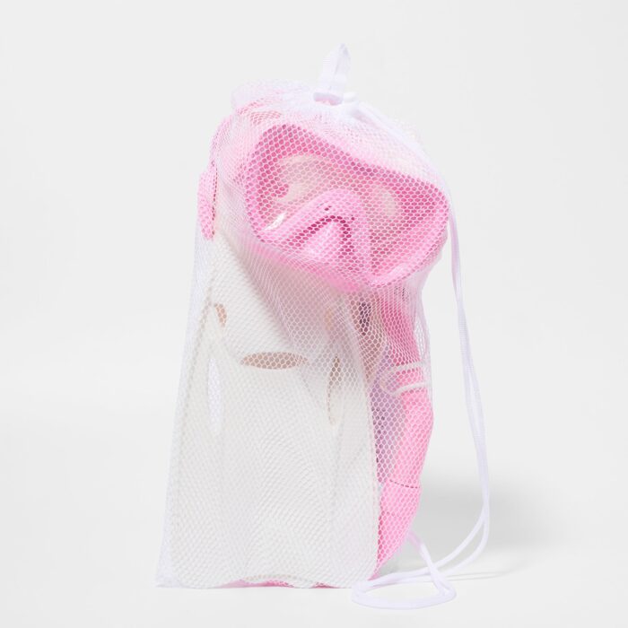KIDS SNORKEL SET MEDIUM (EU 35-38) SUMMER SHERBET PINK - Image 9