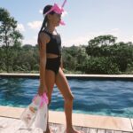 KIDS SNORKEL SET MEDIUM (EU 35-38) SUMMER SHERBET PINK - Image 4