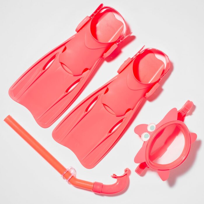 KIDS SNORKEL SET SMALL (EU 31-34) MELODY THE MERMAID PINK