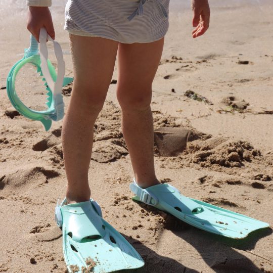KIDS SNORKEL SET SMALL (EU 31-34) SALTY THE SHARK MULTI